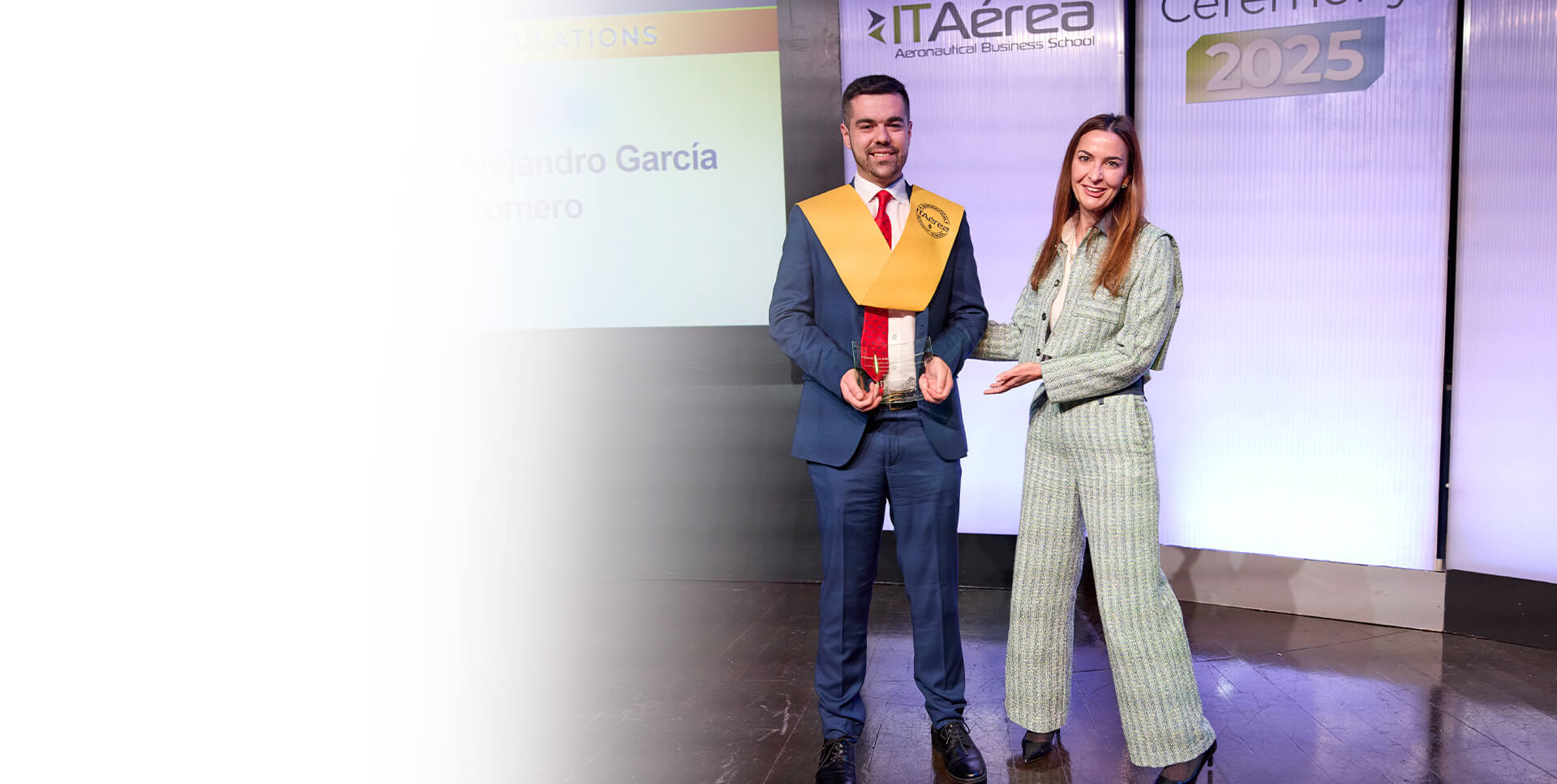 <span class='negritaslide'>Master in Sustainable<br />Air Transport Management<br />(MATSM).</span>