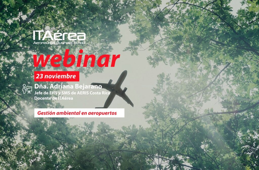 Noticia webinar Bejarano 1024x671 - Sesión en directo sobre gestión ambiental en aeropuertos