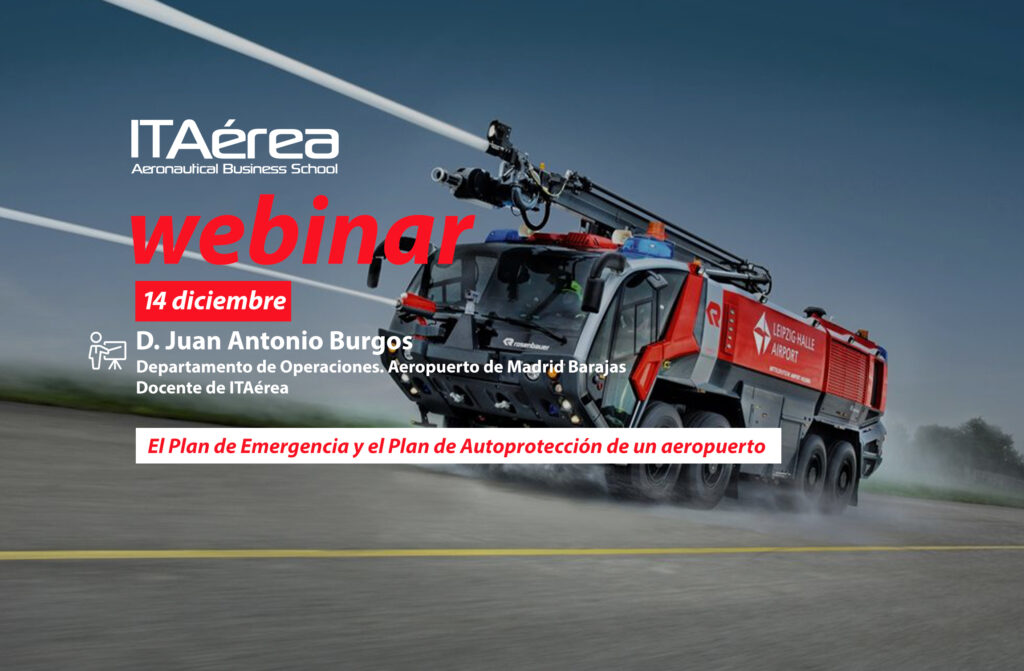 Noticia webinar Burgos 1024x671 - Sesión en directo sobre El Plan de Emergencia y el Plan de Autoprotección de un aeropuerto