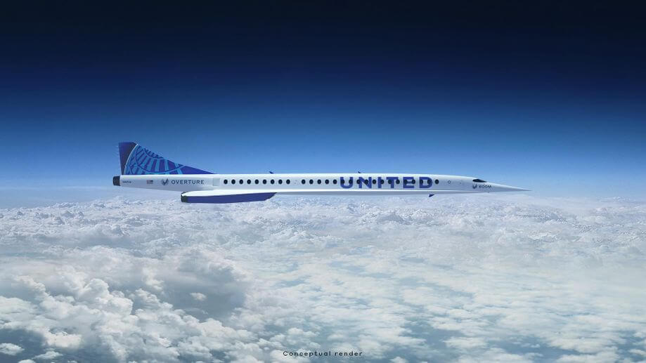 United Overture 040621 - Boom Overture, el futuro del vuelo supersónico