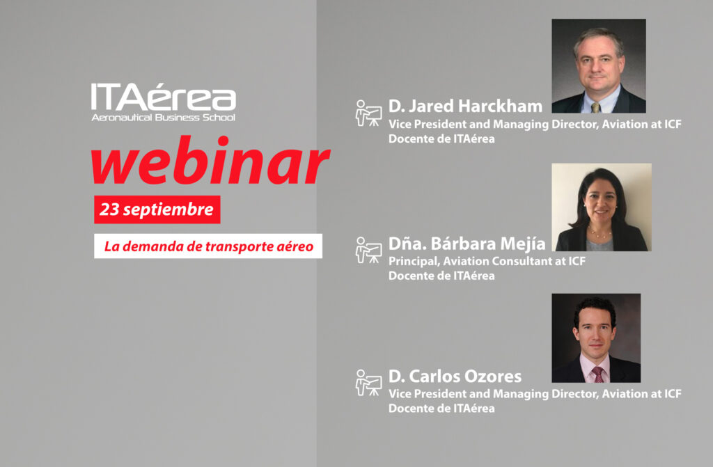 WEBINAR 23 septiembre ICF 1024x671 - Sesión en directo sobre la demanda de transporte aéreo