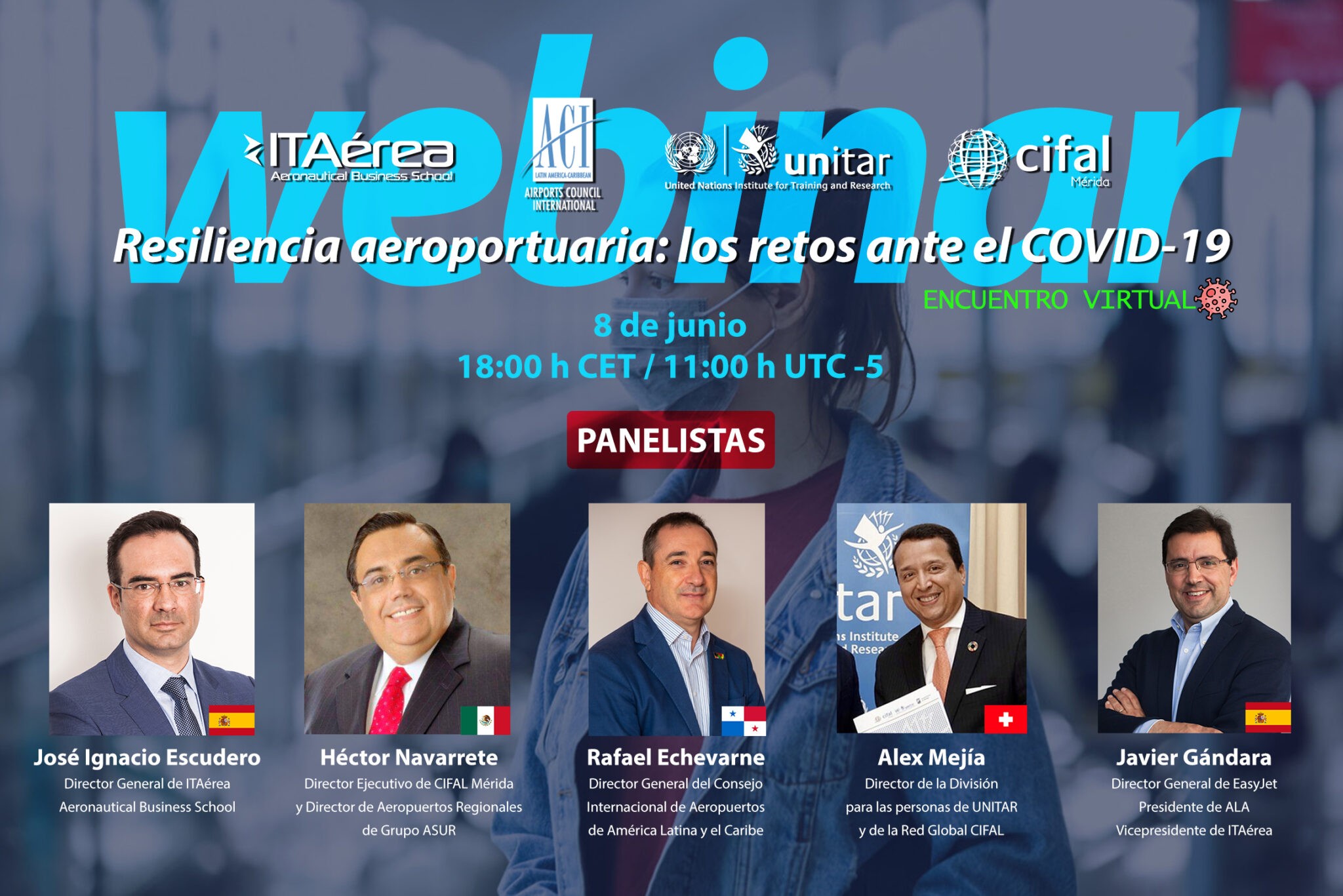 WEBINAR ACI LAC 8 junio 2 - V Encuentro Sectorial: Aeropuertos