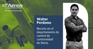 entrevista walter perdomo 300x158 - ITAérea nombra Vicepresidente de Honor a D. Carlos Berenguer