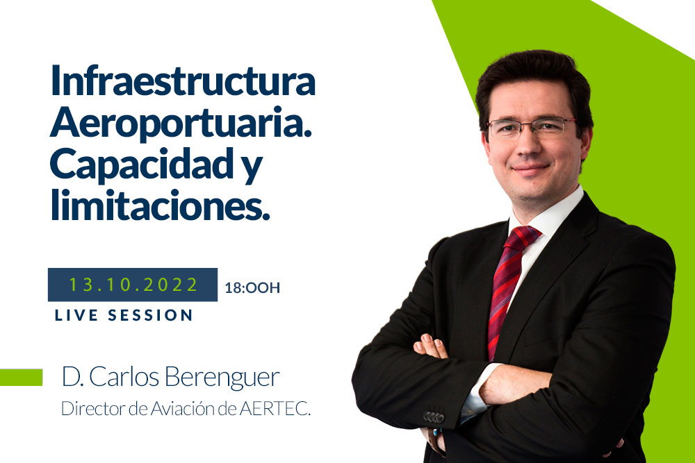 Webinar sobre infraestructura aeroportuaria: Capacidad y limitaciones