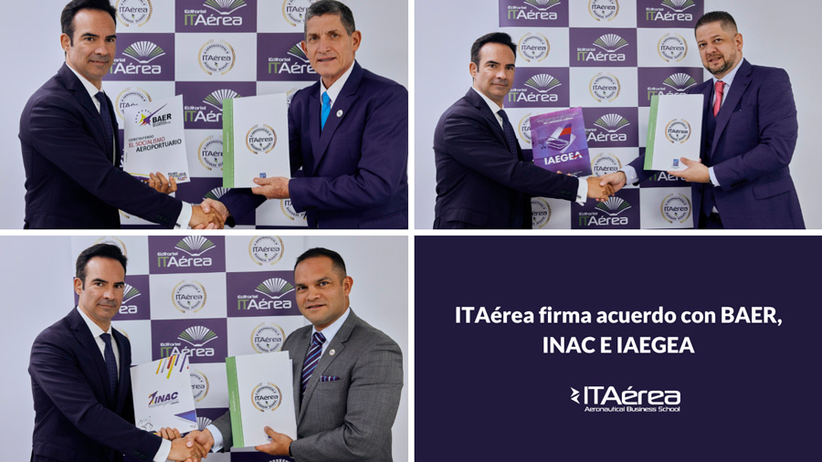 ITAérea firma acuerdo con BAER, INAC E IAEGEA