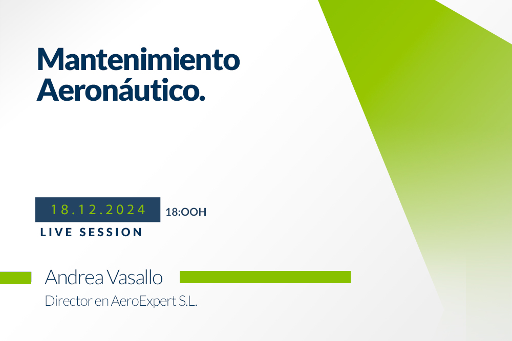 mantenimiento aeronautic - Nuevo webinar sobre Mantenimiento Aeronáutico