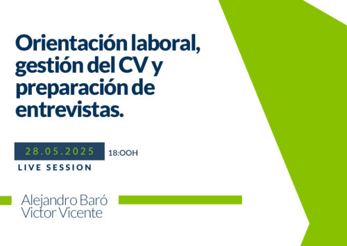 Nuevo Webinar Orientación laboral, gestión del CV y preparación de entrevistas