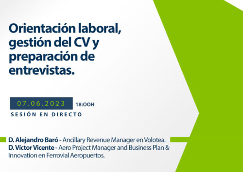 Webinar sobre orientación laboral, gestión del CV y preparación de entrevistas