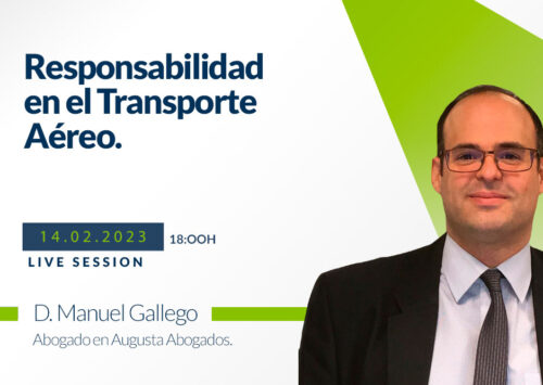 Nuevo webinar sobre responsabilidad en el transporte aéreo