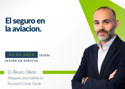 Nuevo webinar sobre el seguro en la aviación