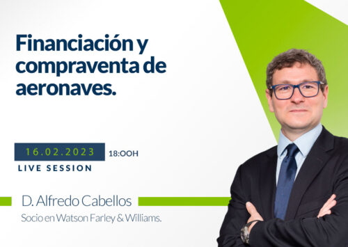 Nuevo webinar sobre financiación y compraventa de aeronaves
