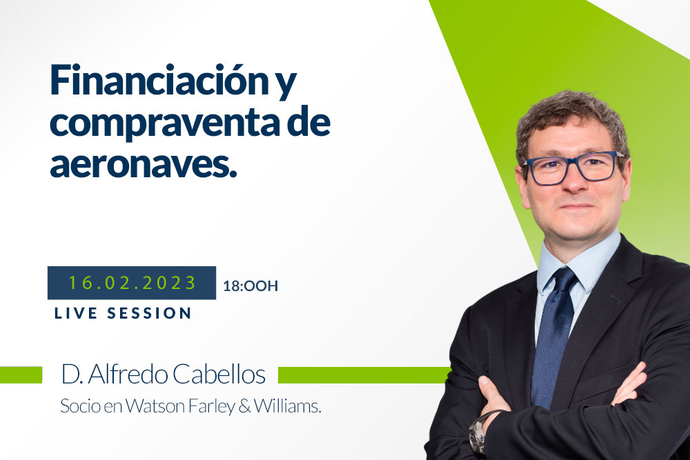 Webinar sobre financiación y compraventa de aeronaves