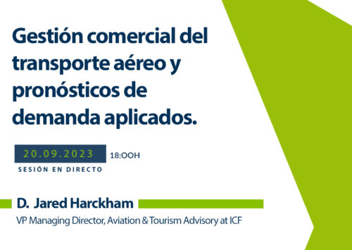 Webinar sobre la Gestión Comercial del Transporte Aéreo y Pronósticos de Demanda Aplicados