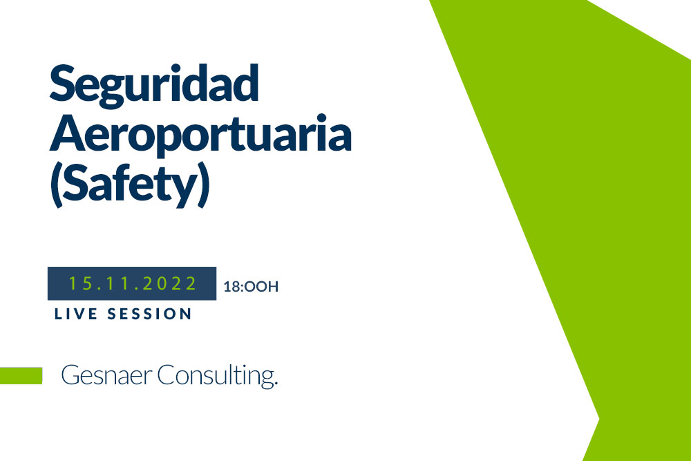 Webinar sobre seguridad aeroportuaria (Safety)