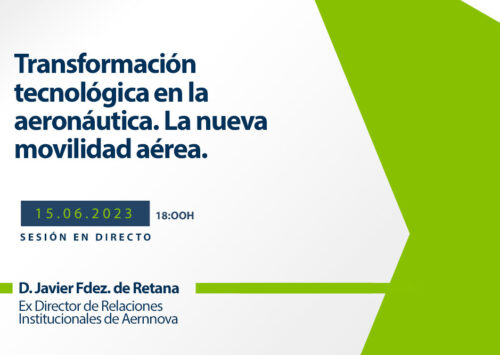 Webinar sobre la transformación tecnológica en la aeronáutica. La nueva movilidad aérea
